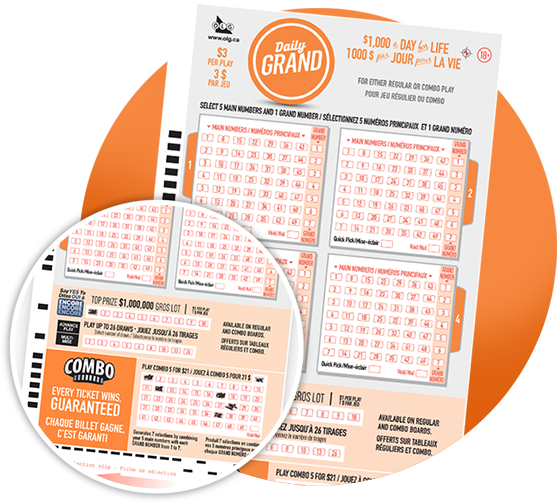 OLG Play DAILY GRAND Online Bonus Draws Lottery Ontario